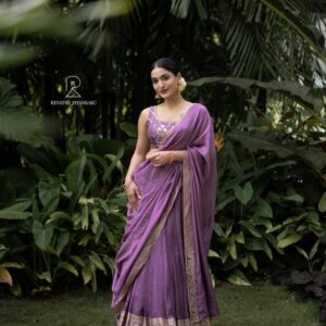 PURPLE PASTEL SHADE DHAWANI